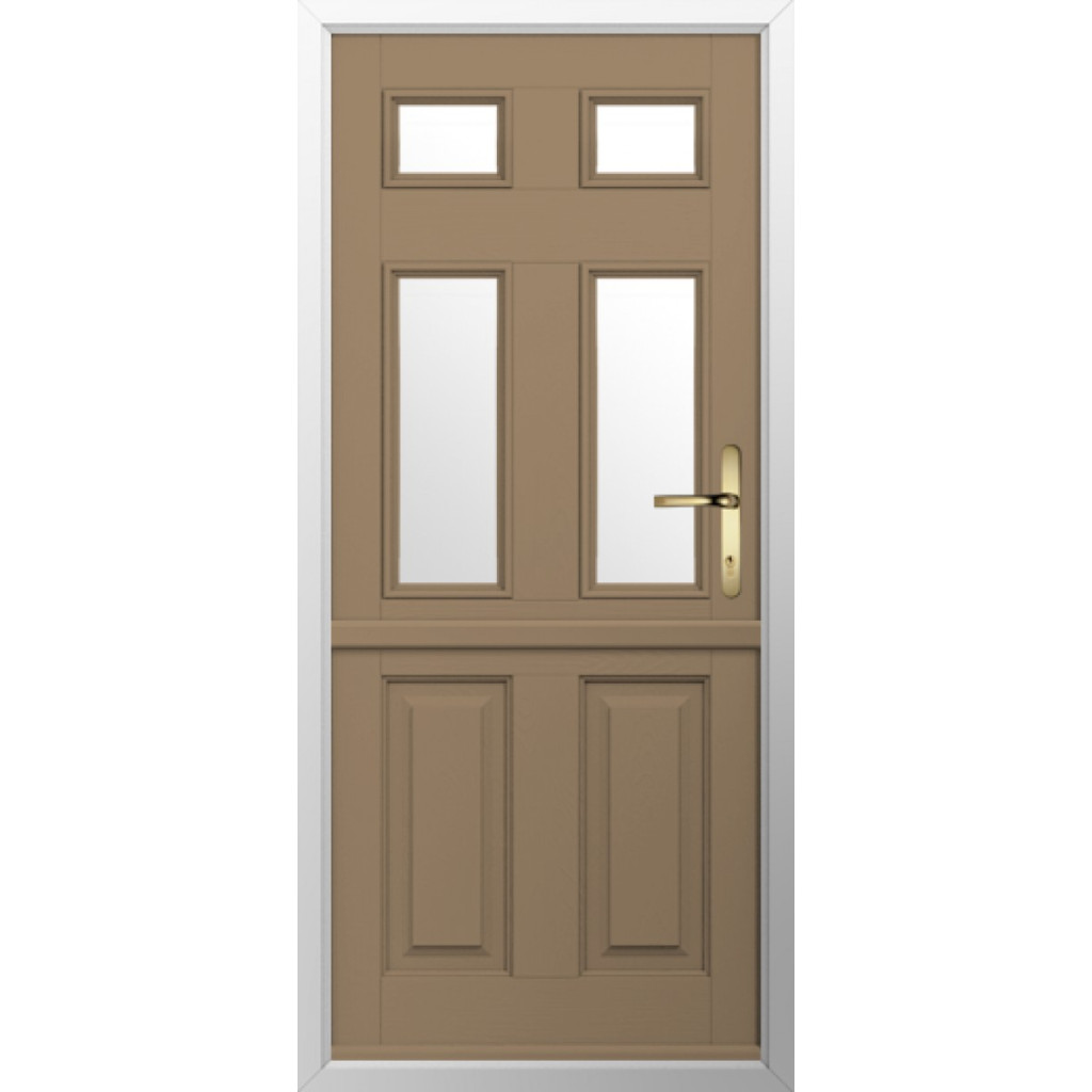 Solidor Tenby 4 Composite Stable Door In Truffle Brown Image