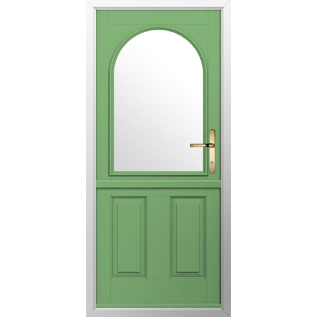 Solidor Stafford 1 Composite Stable Door In Pistachio Green Image