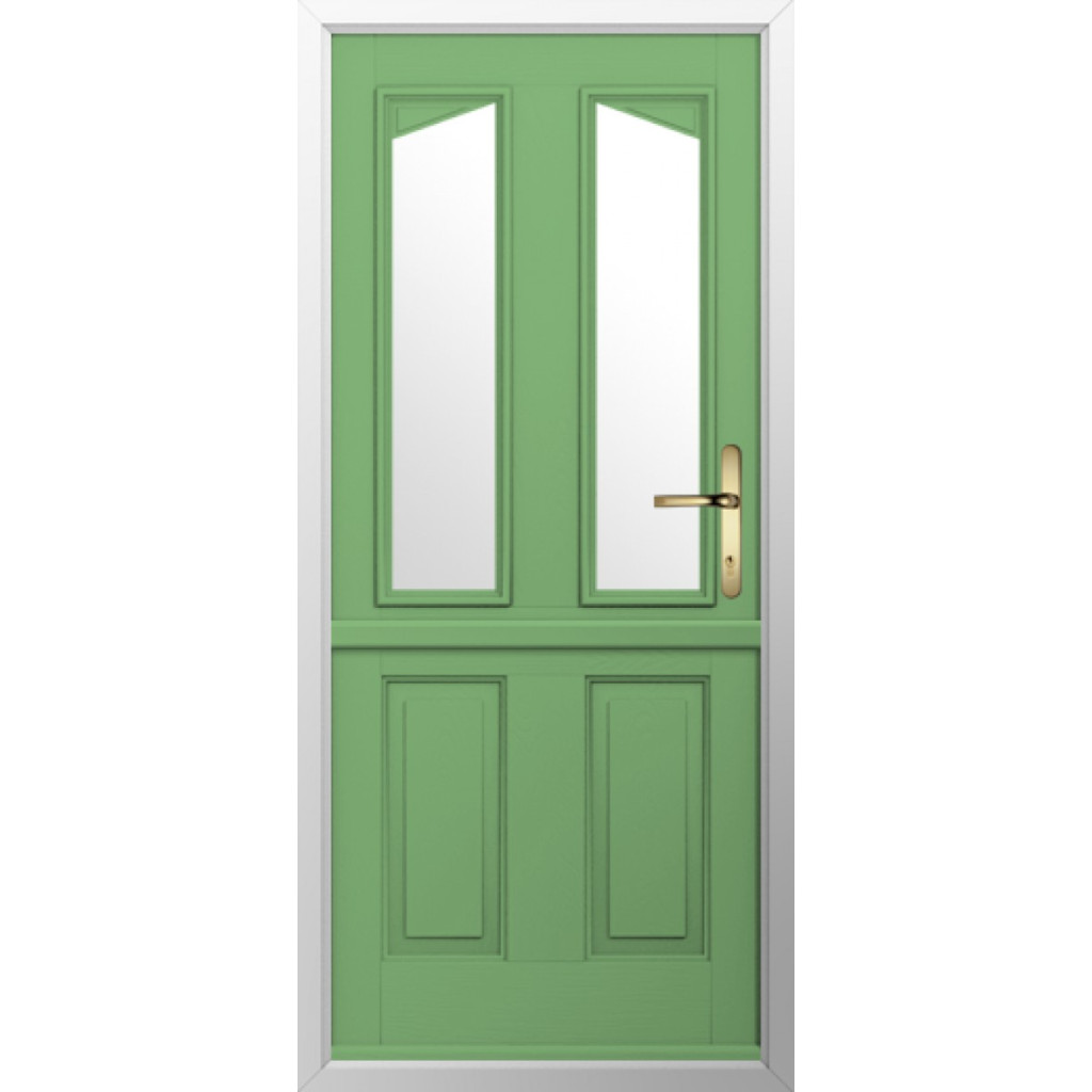 Solidor Harlech 2 Composite Stable Door In Pistachio Green Image