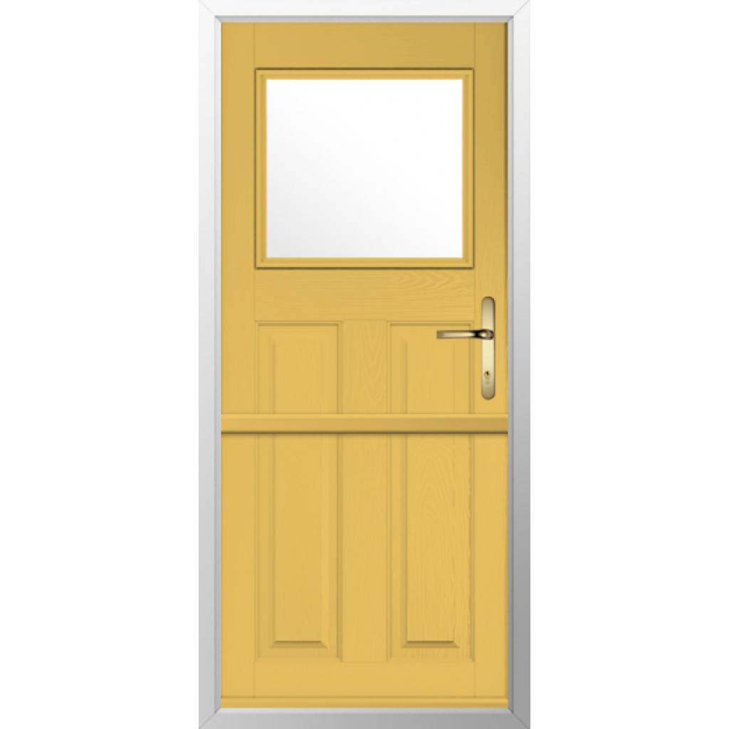 Solidor Sterling Composite Stable Door In Buttercup Yellow Image