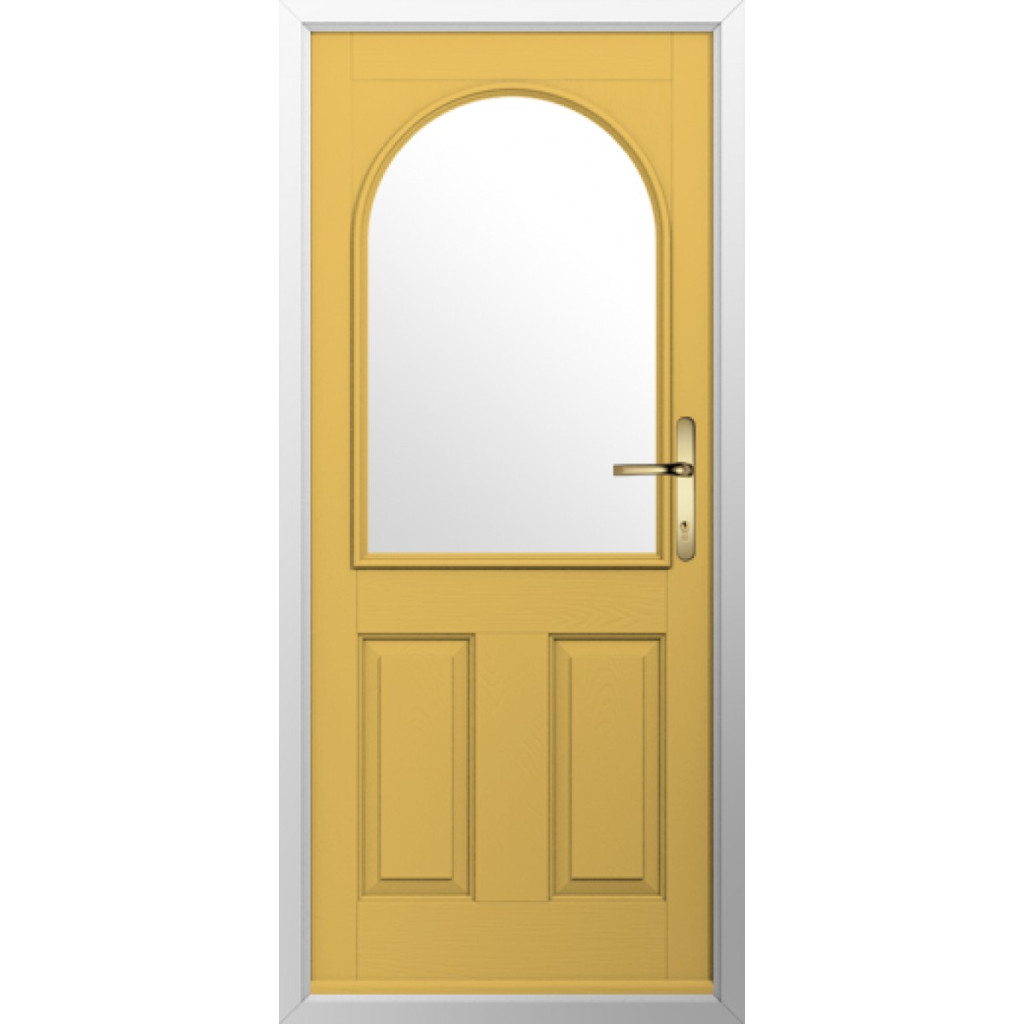 Solidor Stafford 1 Composite Traditional Door In Buttercup Yellow Image