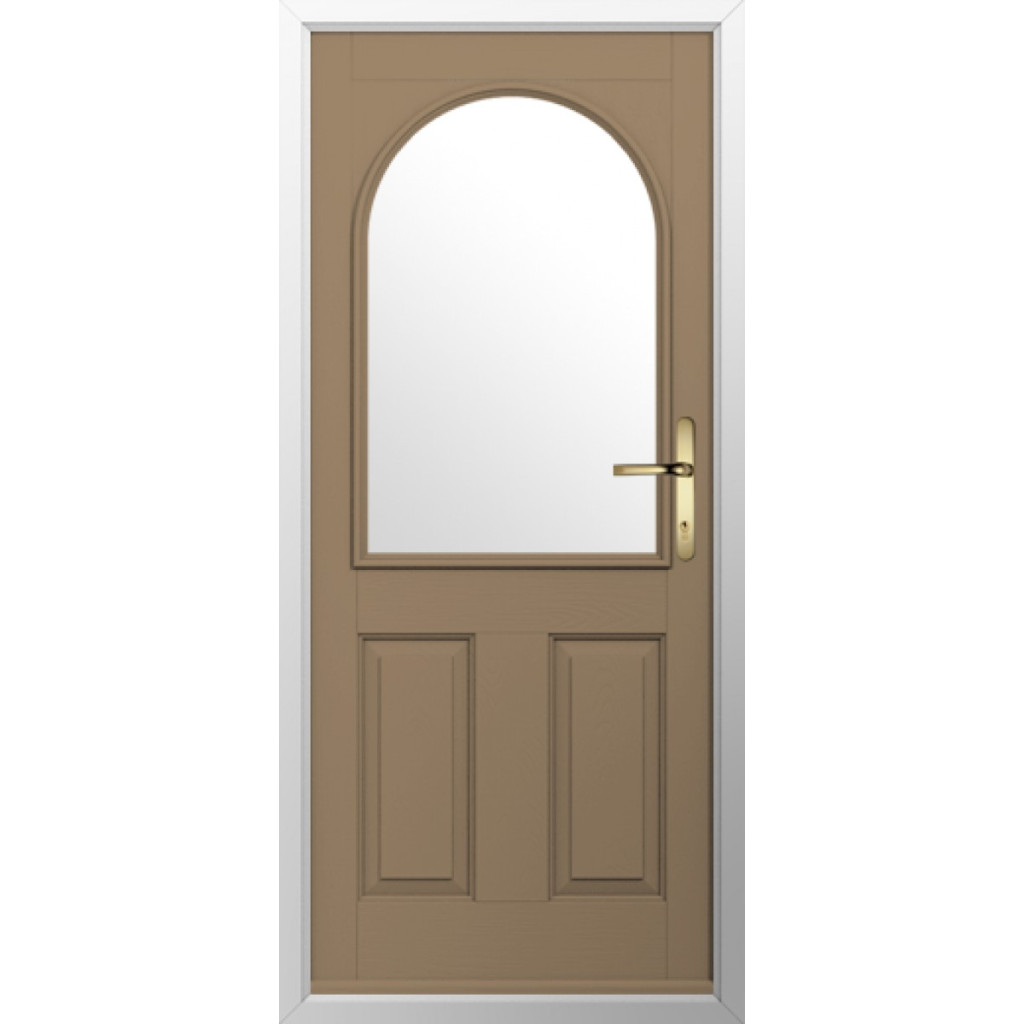 Solidor Stafford 1 Composite Traditional Door In Truffle Brown Image