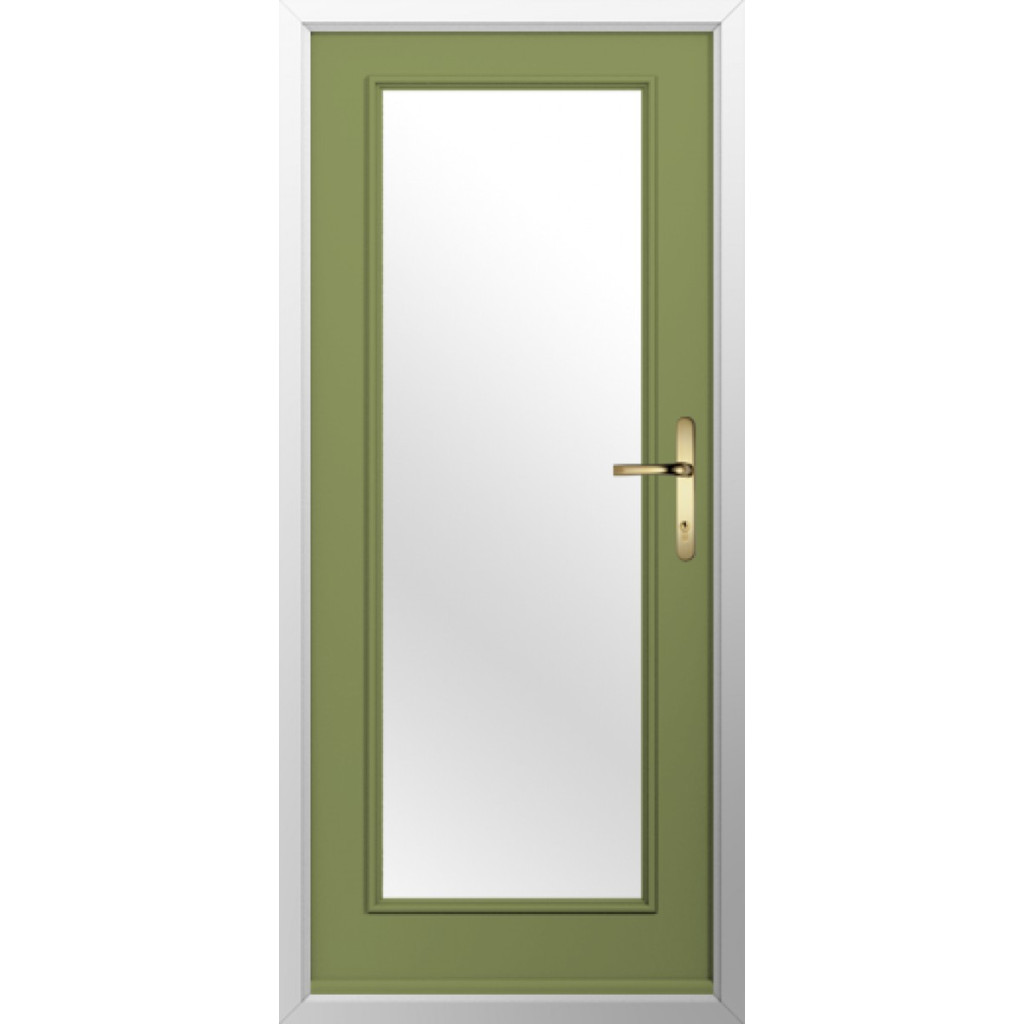 Solidor Windsor Composite Traditional Door In Forest Green Image