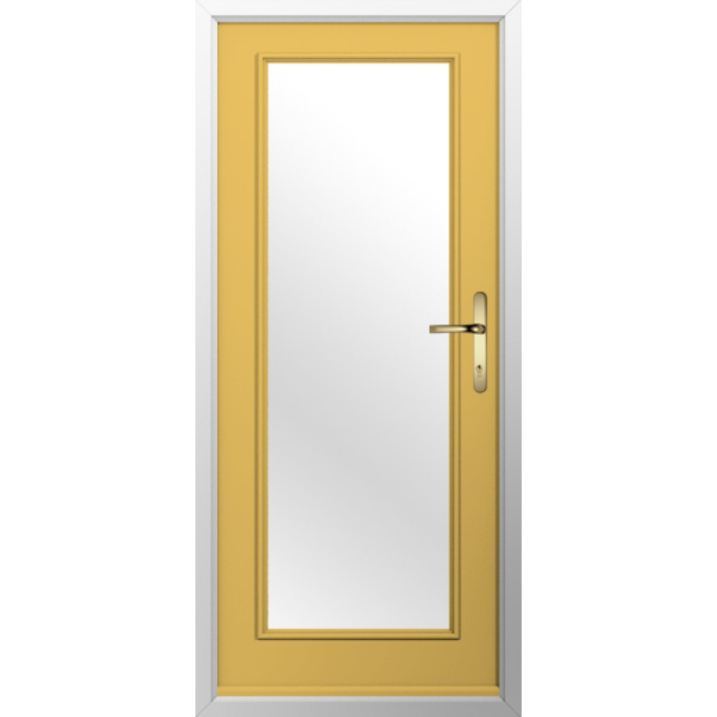 Solidor Windsor Composite Traditional Door In Buttercup Yellow Image