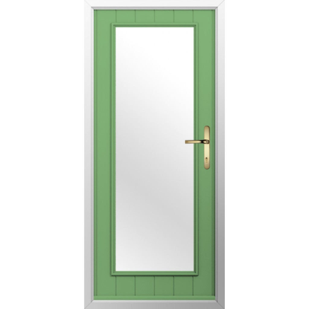Solidor Biella Composite Contemporary Door In Pistachio Green Image