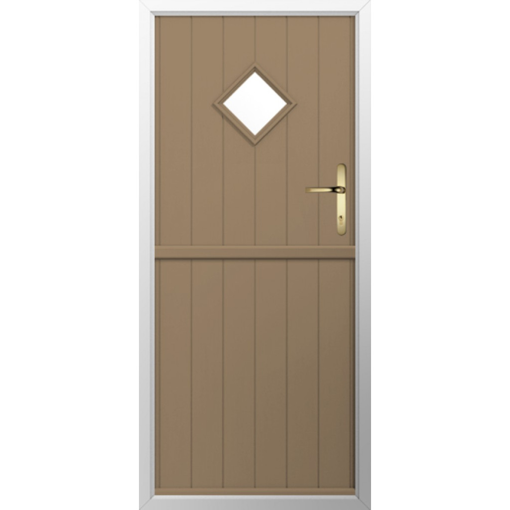 Solidor Flint 1 Composite Stable Door In Truffle Brown Image