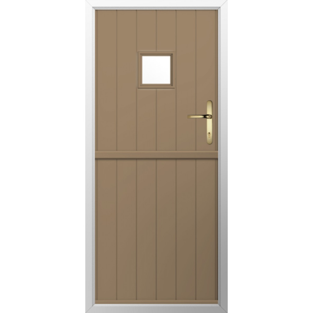 Solidor Flint Square Composite Stable Door In Truffle Brown Image