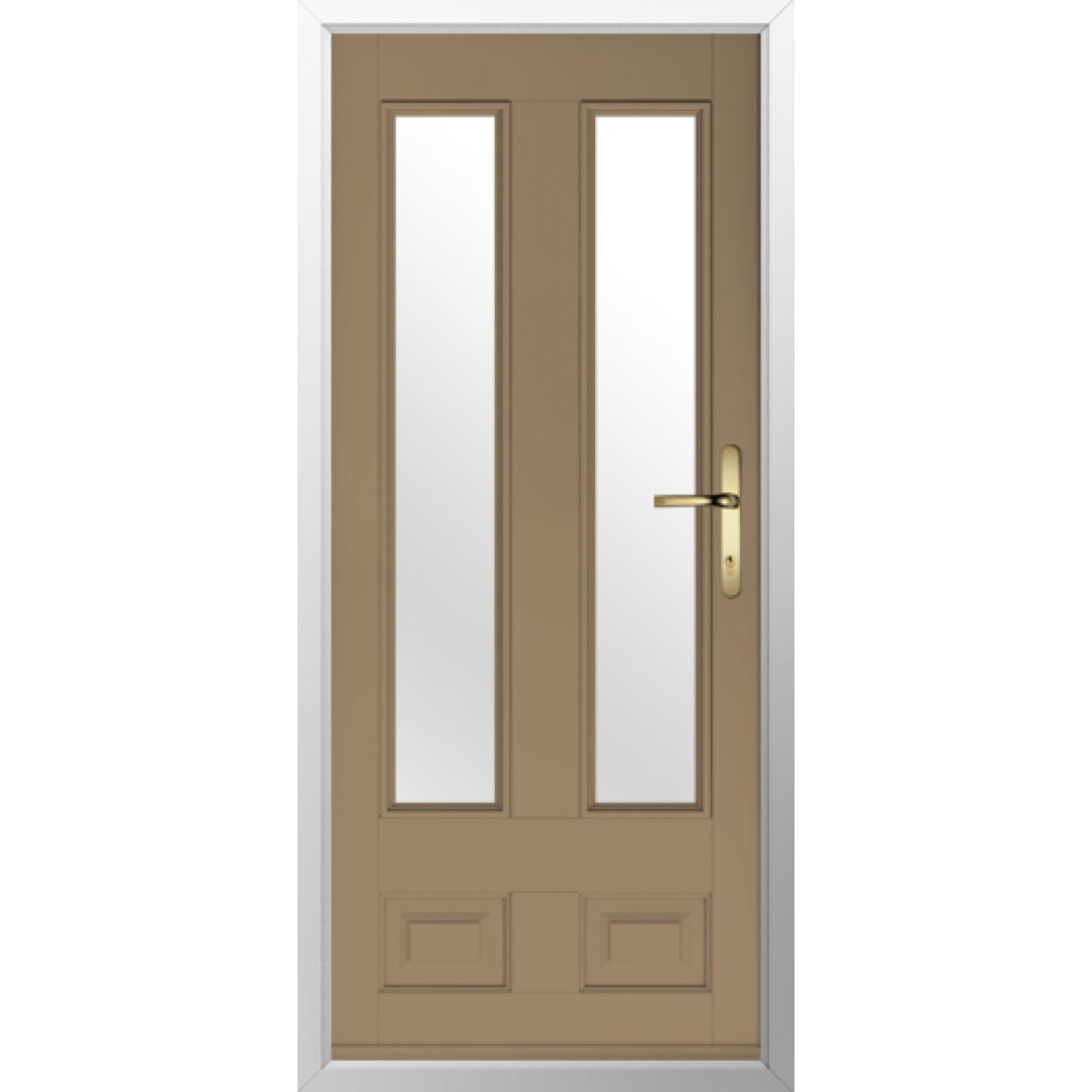 Solidor Edinburgh 2 Composite Traditional Door In Truffle Brown Image
