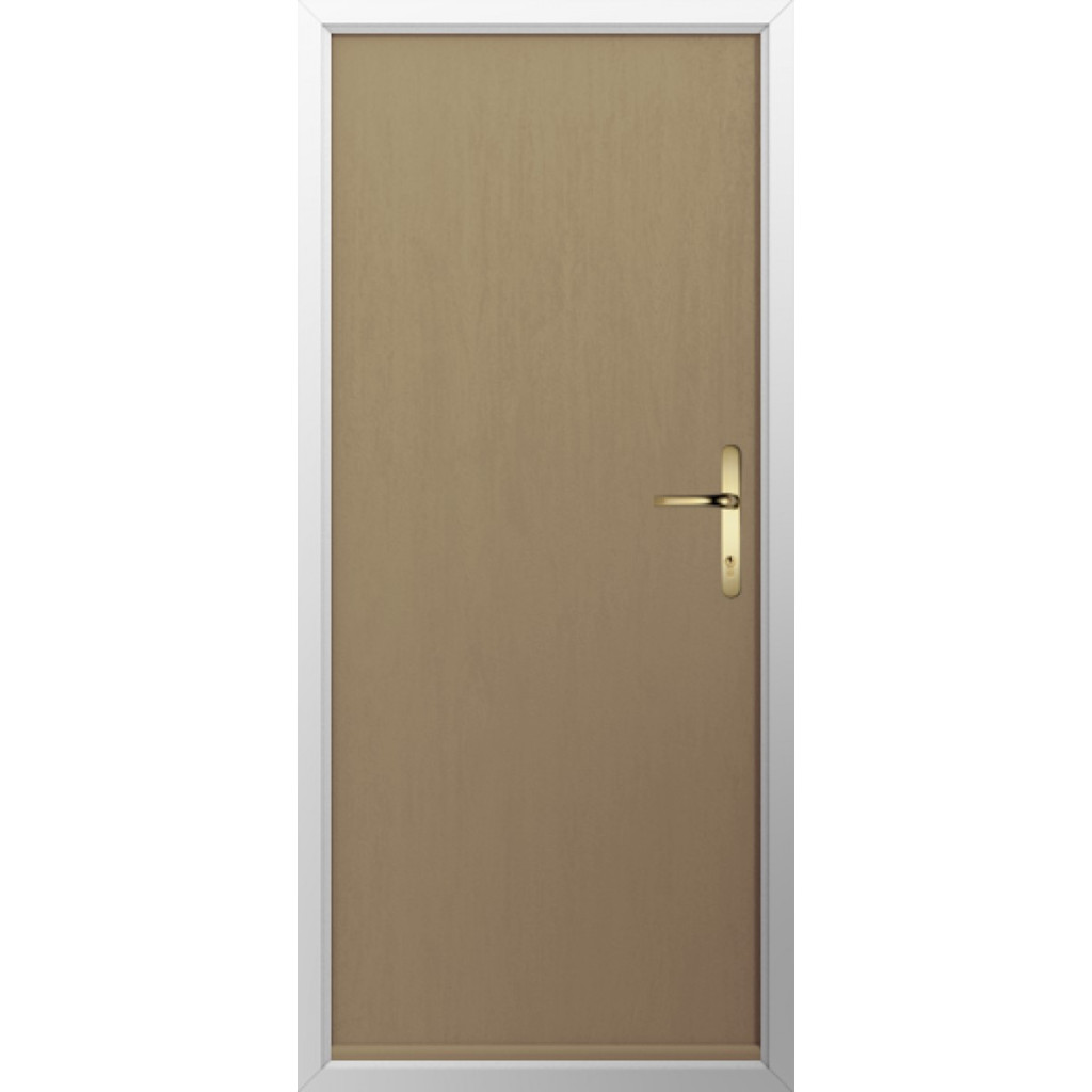 Solidor Thornbury Solid Composite Traditional Door In Truffle Brown Image