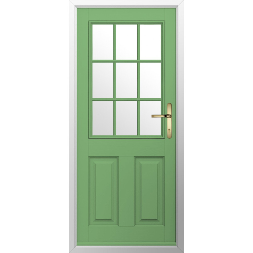 Solidor Beeston GB Composite Traditional Door In Pistachio Green Image