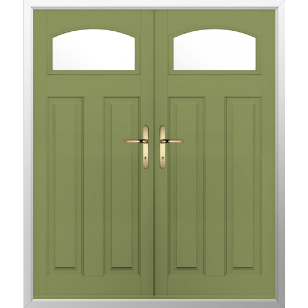 Solidor London Composite French Door In Forest Green Image
