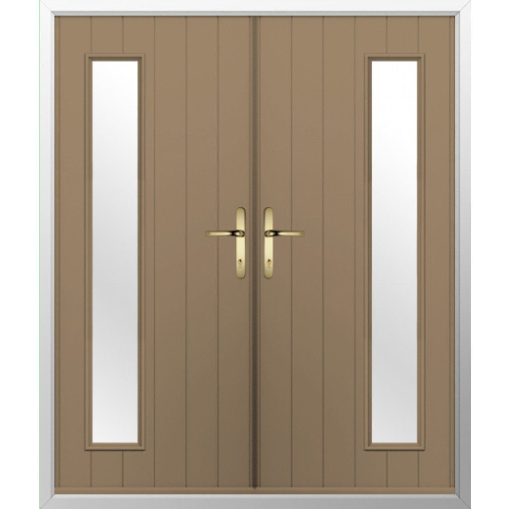 Solidor Brescia Composite French Door In Truffle Brown Image