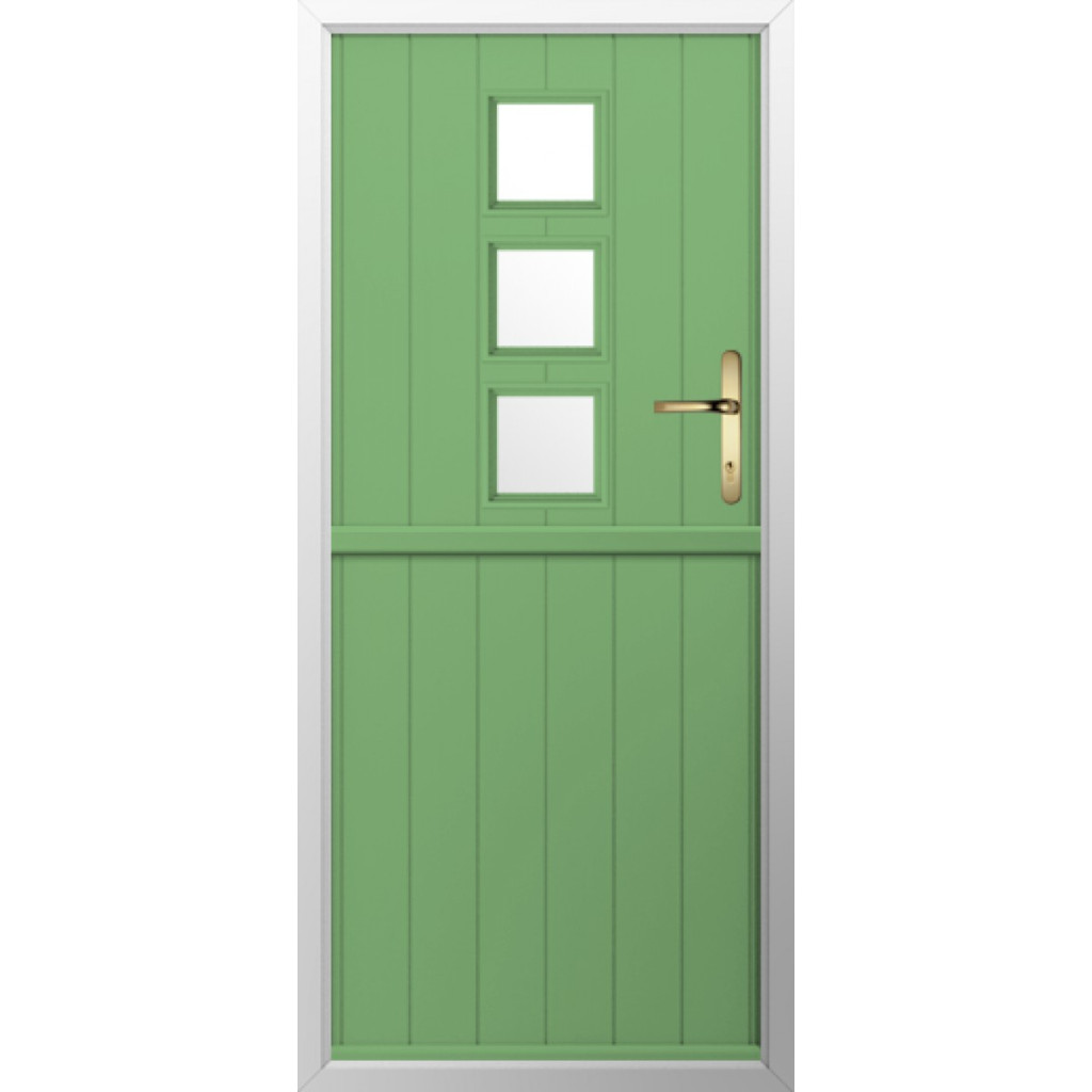 Solidor Naples Composite Stable Door In Pistachio Green Image