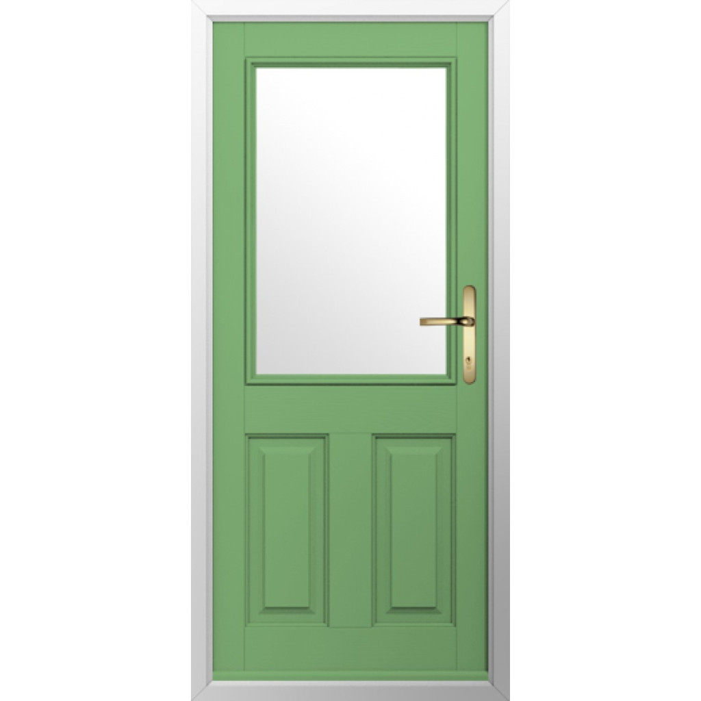 Solidor Beeston 1 Composite Traditional Door In Pistachio Green Image