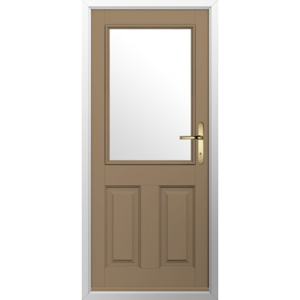 Solidor Beeston 1 Composite Traditional Door In Truffle Brown Image