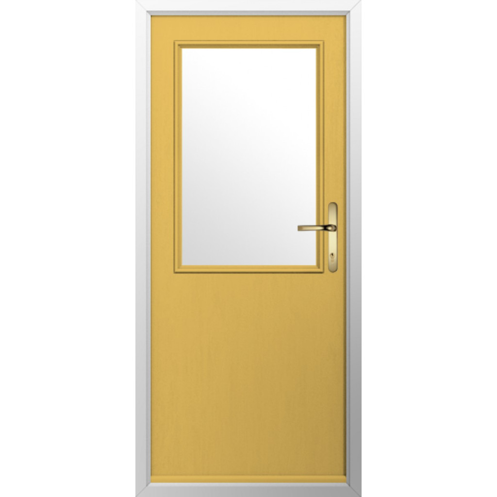 Solidor Flint Beeston Composite Traditional Door In Buttercup Yellow Image