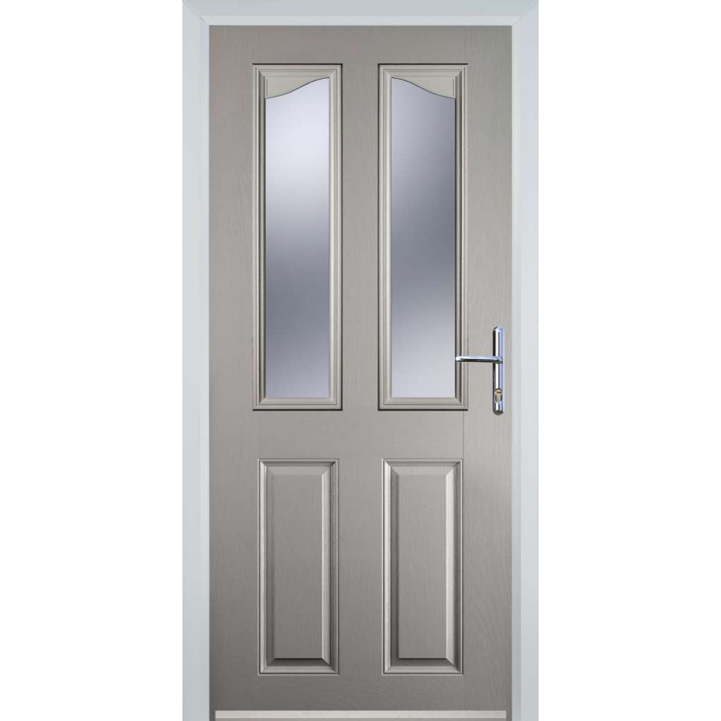 Door Stop 2 Panel 2 Angle (B) Composite Traditional Door In Agate Grey Image