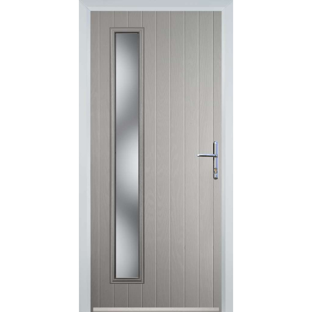 Door Stop Cottage Long (60) Composite Contemporary Door In Agate Grey Image