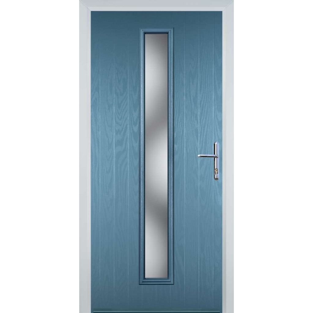 Door Stop Cottage Long (59) Composite Contemporary Door In Pastel Blue Image