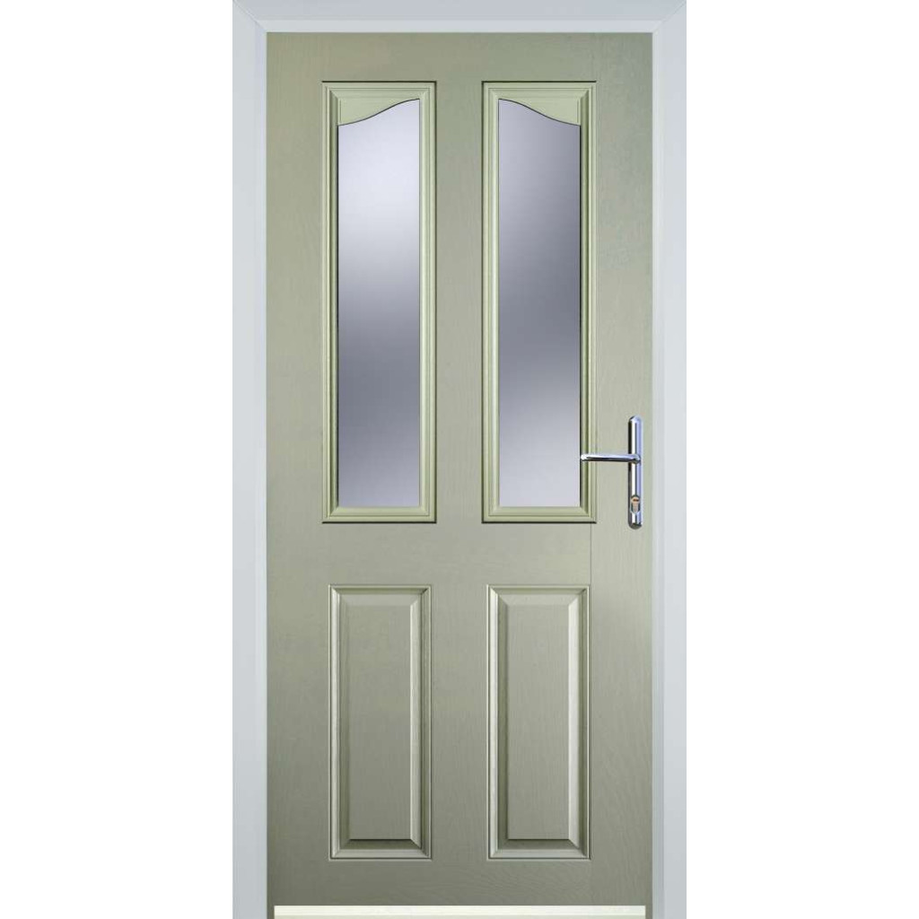 Door Stop 2 Panel 2 Angle (B) Composite Traditional Door In Pebble Grey Image