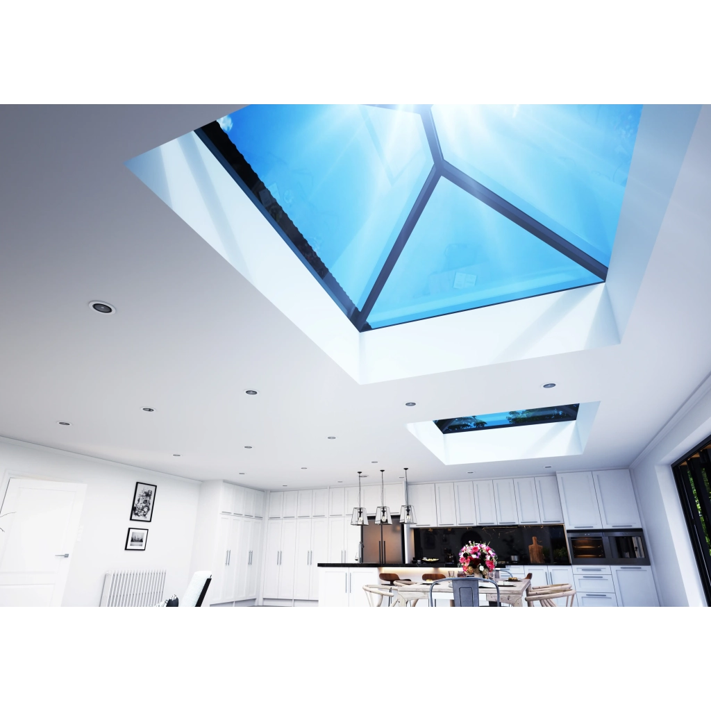 Korniche Roof Lantern In White (Ral 9010G) - (1000mm x 1000mm) Image