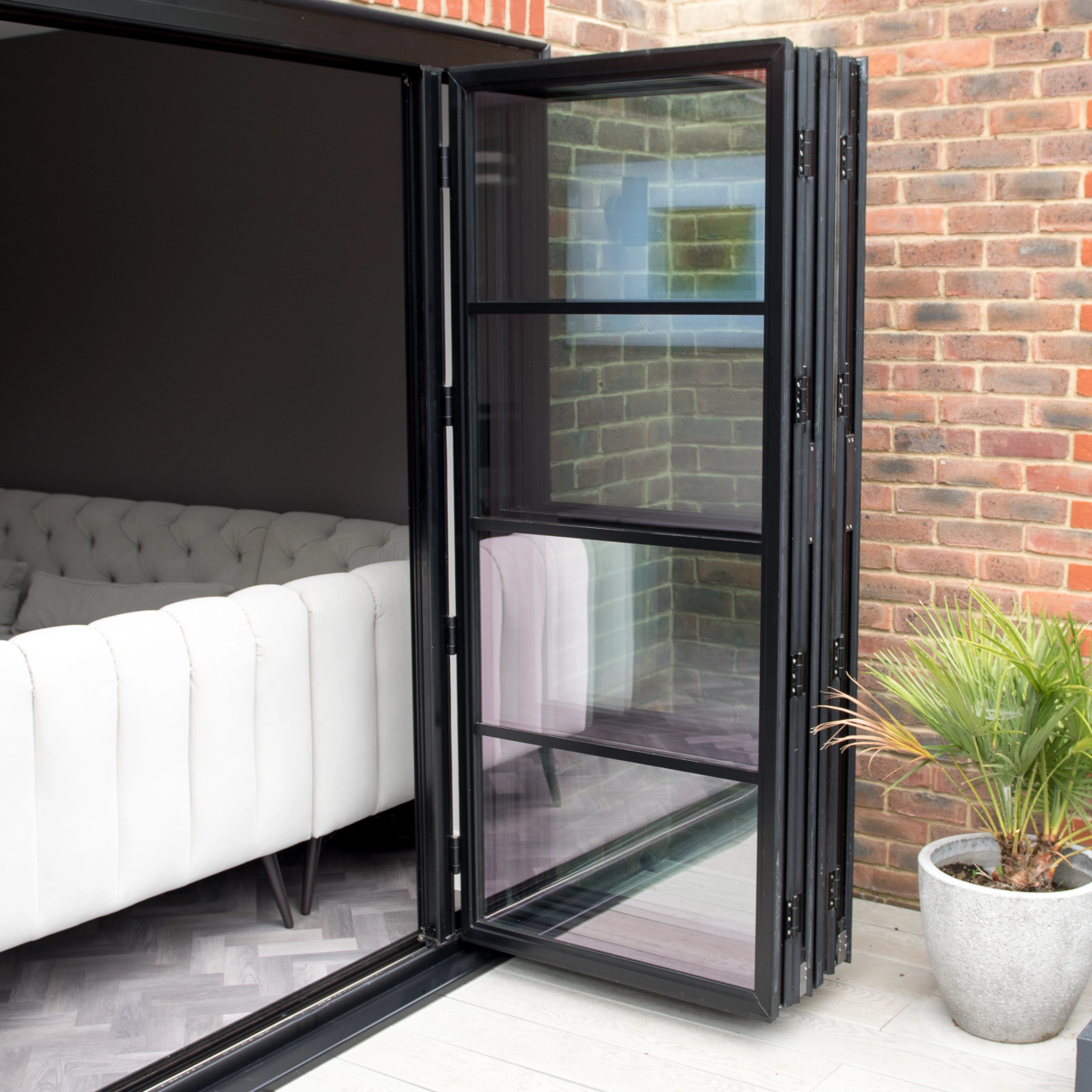 Smart Heritage Aluminium Bi-Fold Door Image