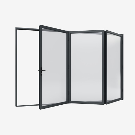 Korniche 3 Pane Bi-Fold Door