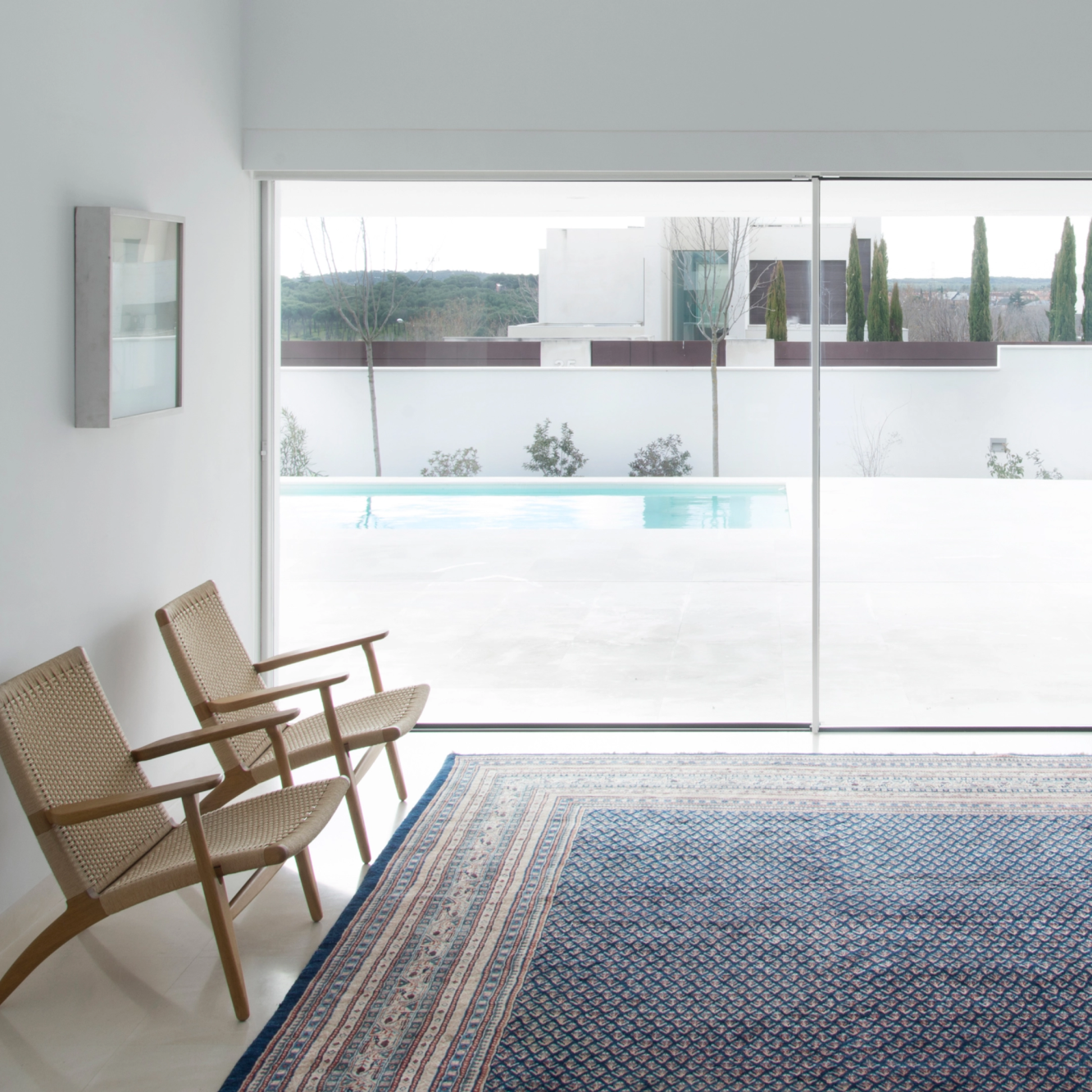 Cortizo Cor Vision 2 Pane Slimline Sliding Door In Grey 7016 (Matt finish) - XX (2000mm x 2000mm) Image