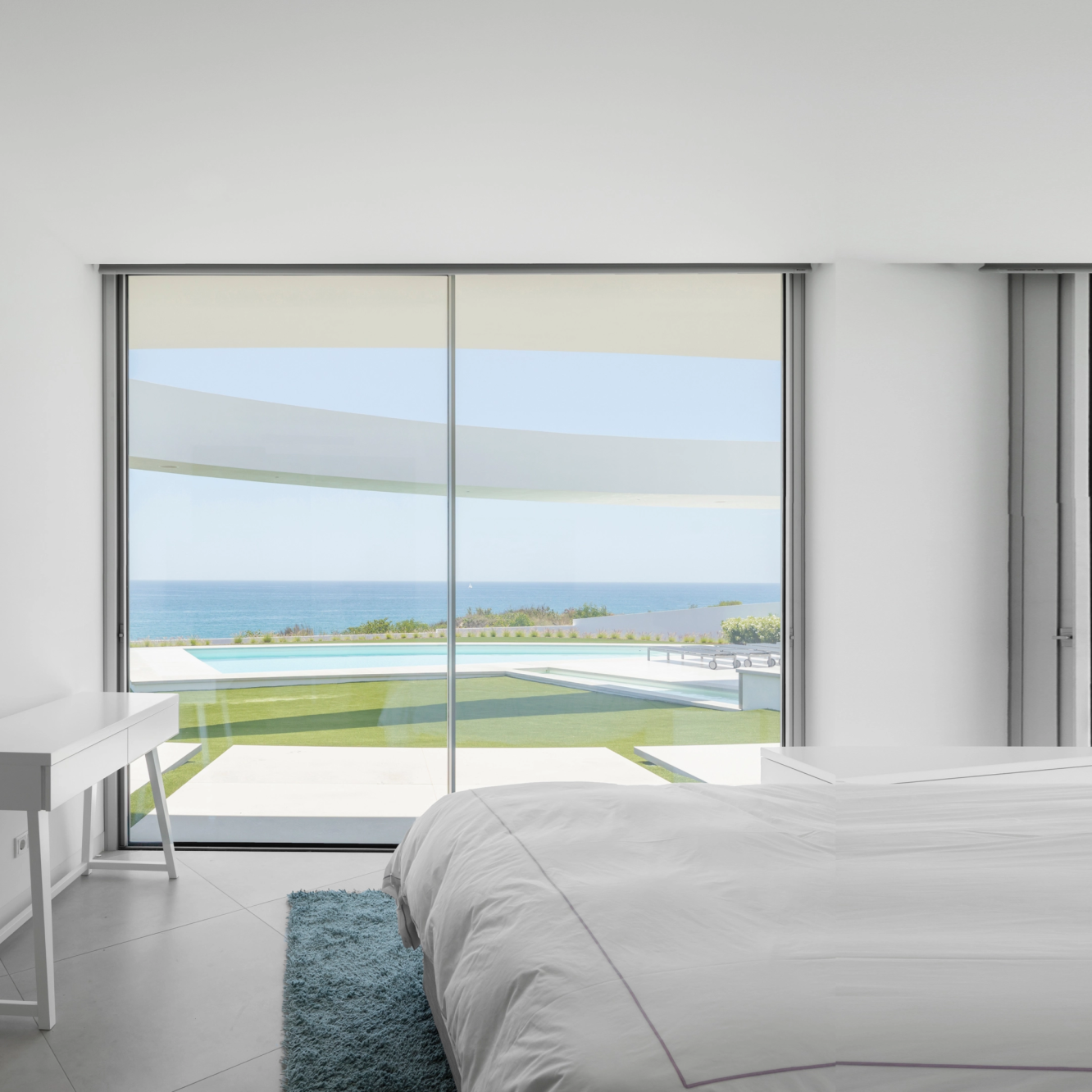 Cortizo Cor Vision 2 Pane Slimline Sliding Door In Grey 7016 (Matt finish) - XX (2000mm x 2000mm) Image