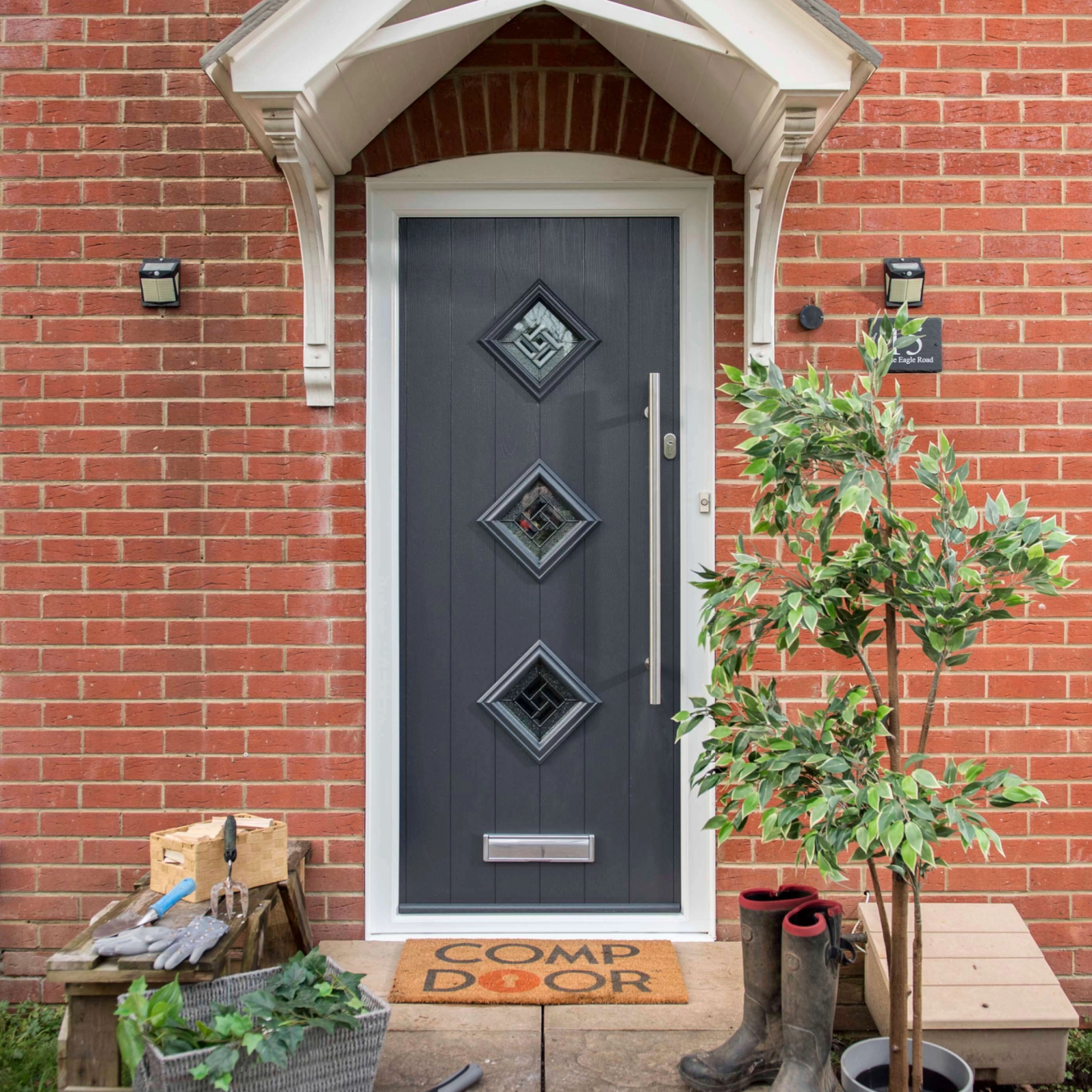 Comp Door Abercorn Composite Door In White Image