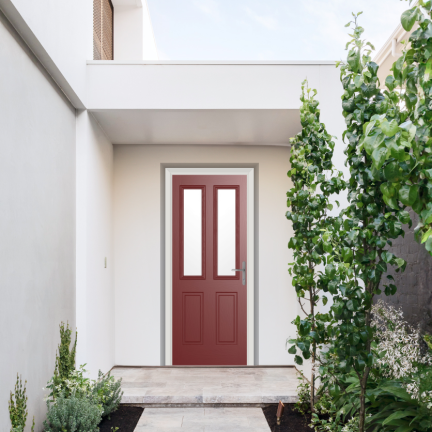 Comp Door Whitmore Composite Door In Red