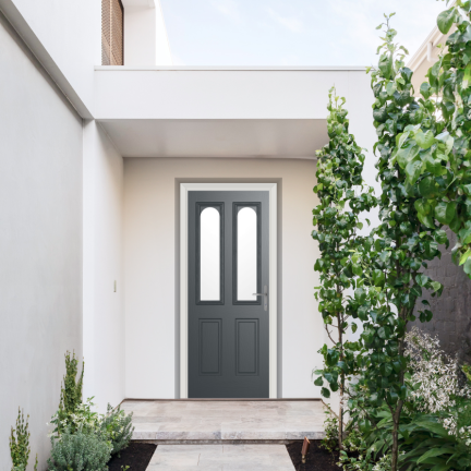 Comp Door Elmhurst Composite Door In Anthracite Grey