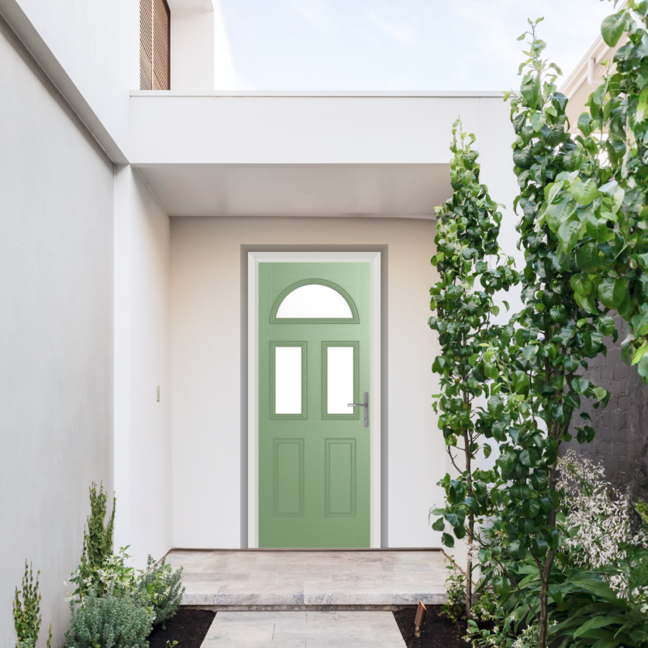 Comp Door Winslow 3 Composite Door In Chartwell Green Image