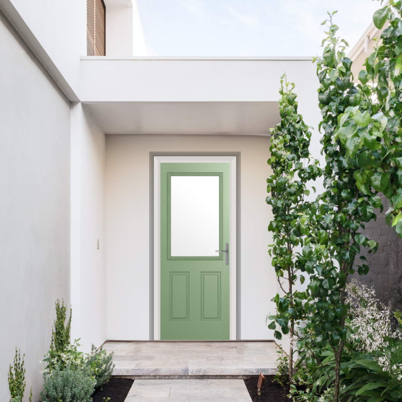 Comp Door Buxton Composite Door In Chartwell Green Image