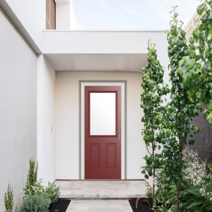 Comp Door Buxton Composite Door In Red