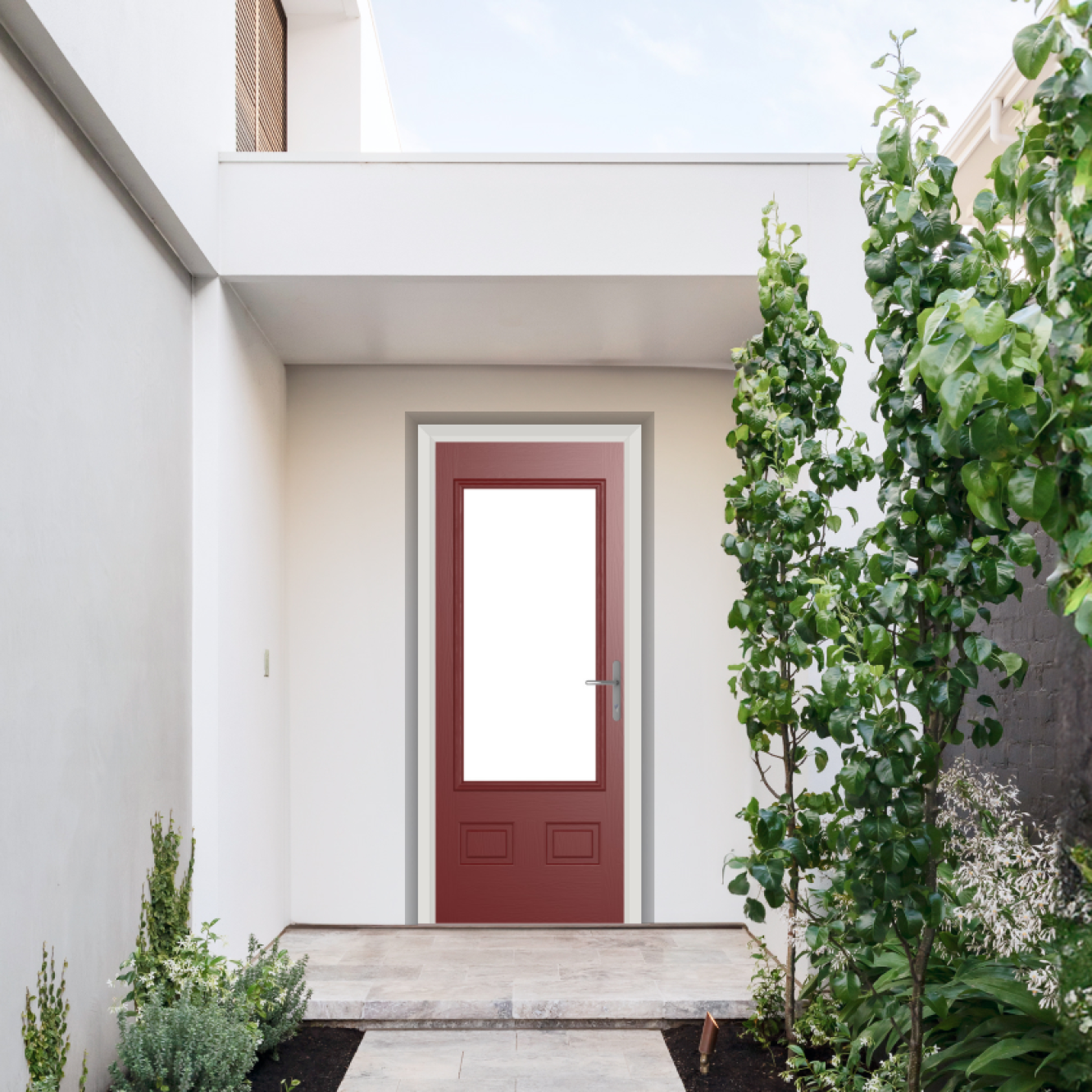 Comp Door Walcot Composite Door In Red Image
