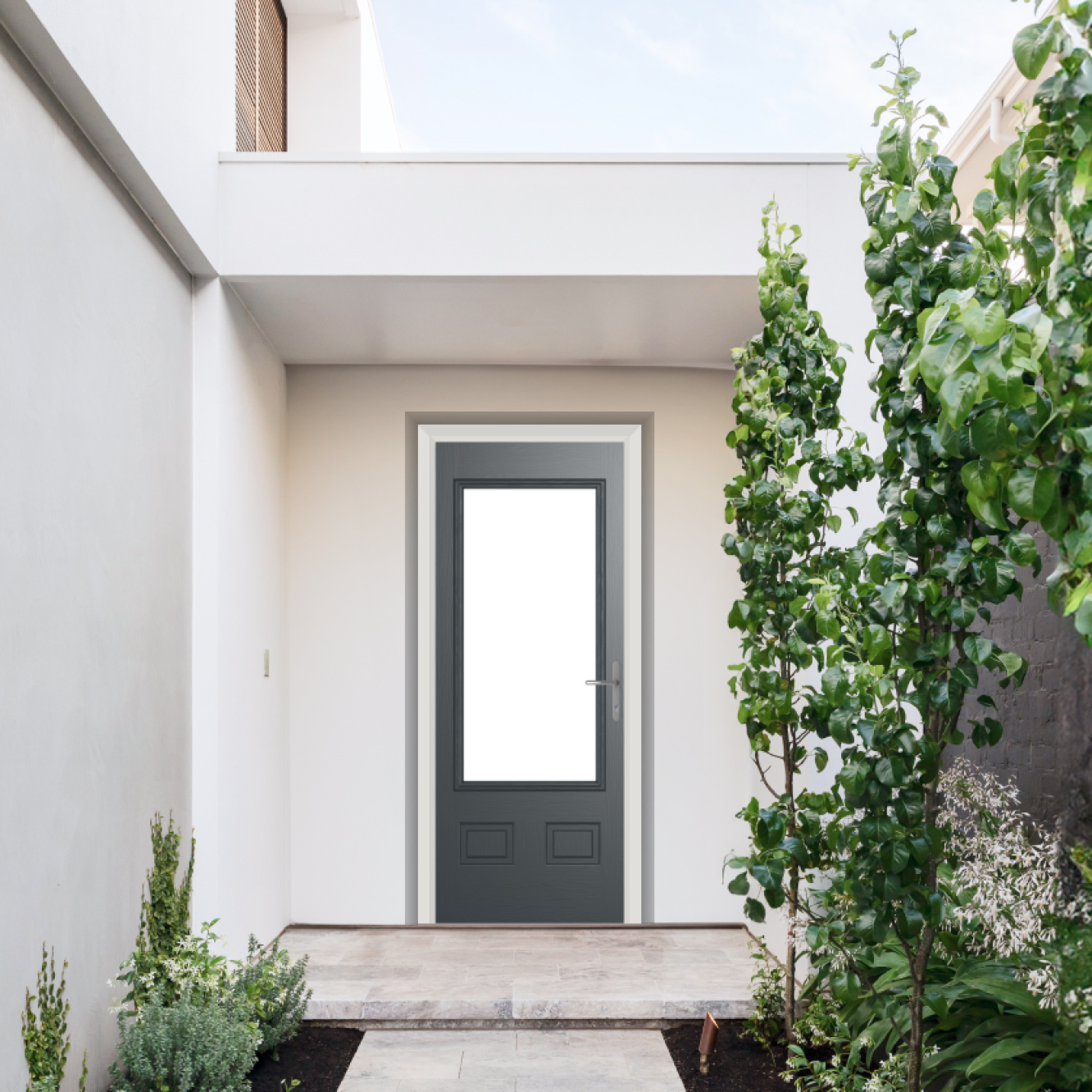 Comp Door Walcot Composite Door In Anthracite Grey Image