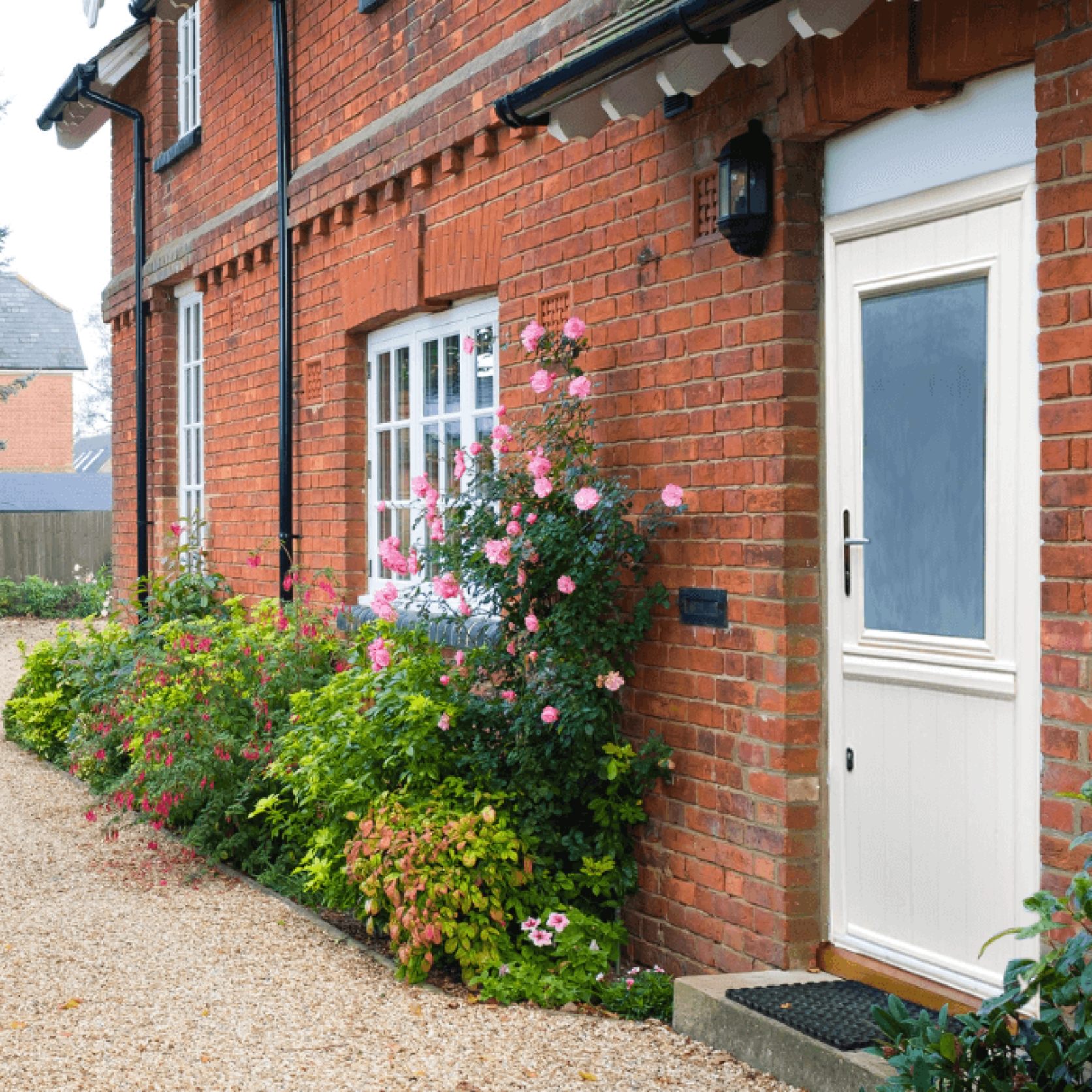 Comp Door Middleton Solid Composite Door In White Large
                        Image