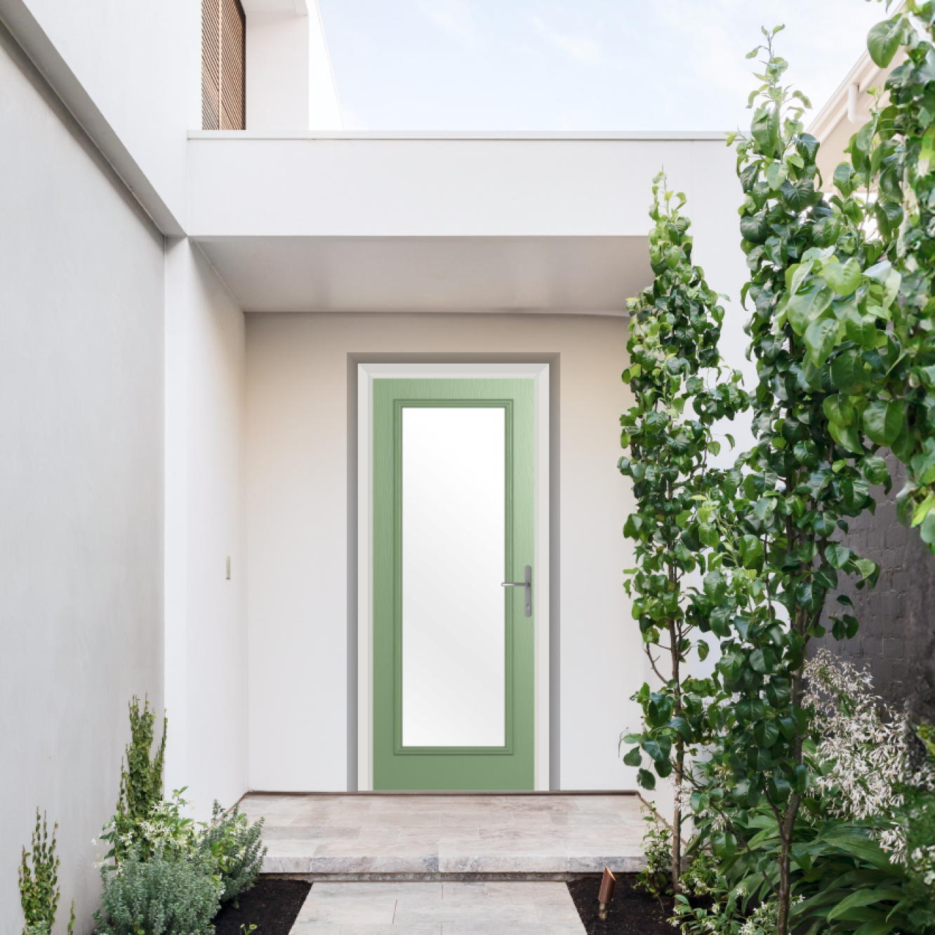 Comp Door Hatton Composite Door In Chartwell Green Image