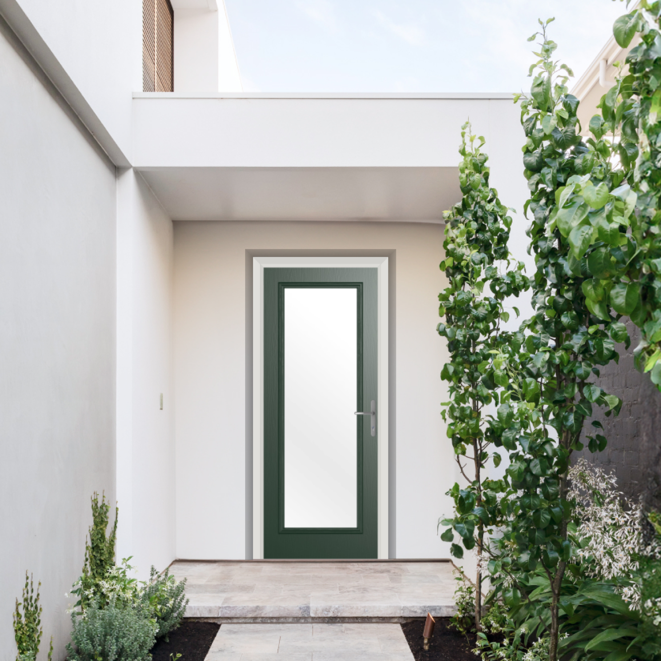 Comp Door Hatton Composite Door In Green Image