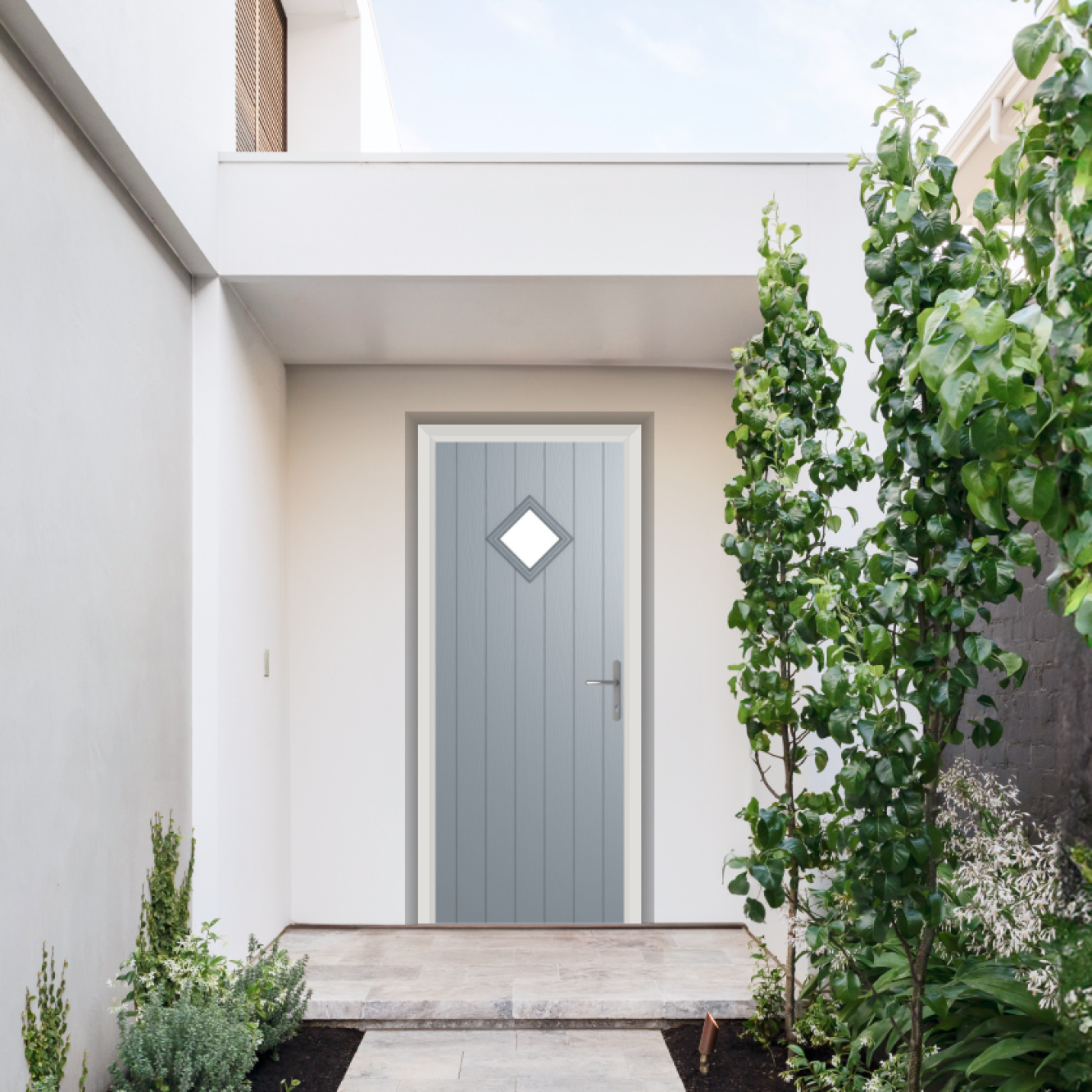 Comp Door Cornwall Composite Door In French Grey Image