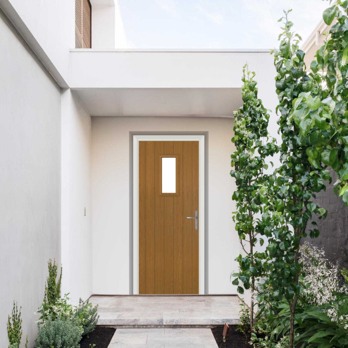 Comp Door Somerset Composite Door In Oak Image