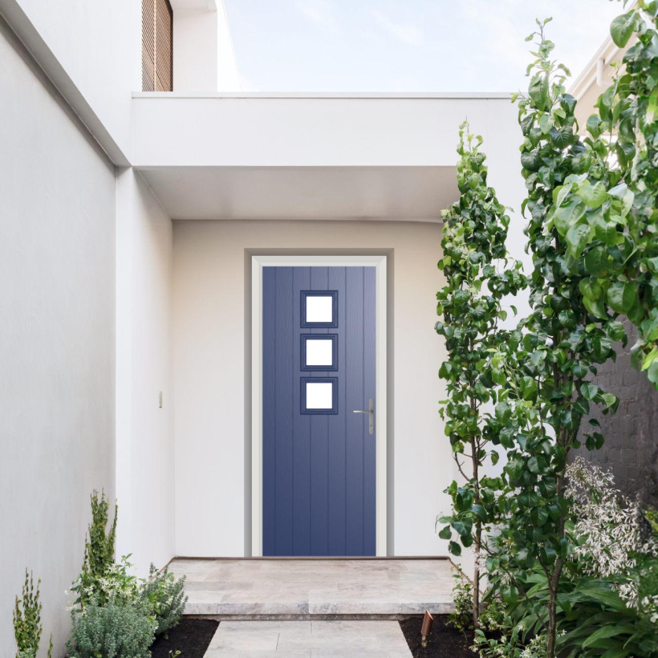 Comp Door Montrose Composite Door In Blue Image